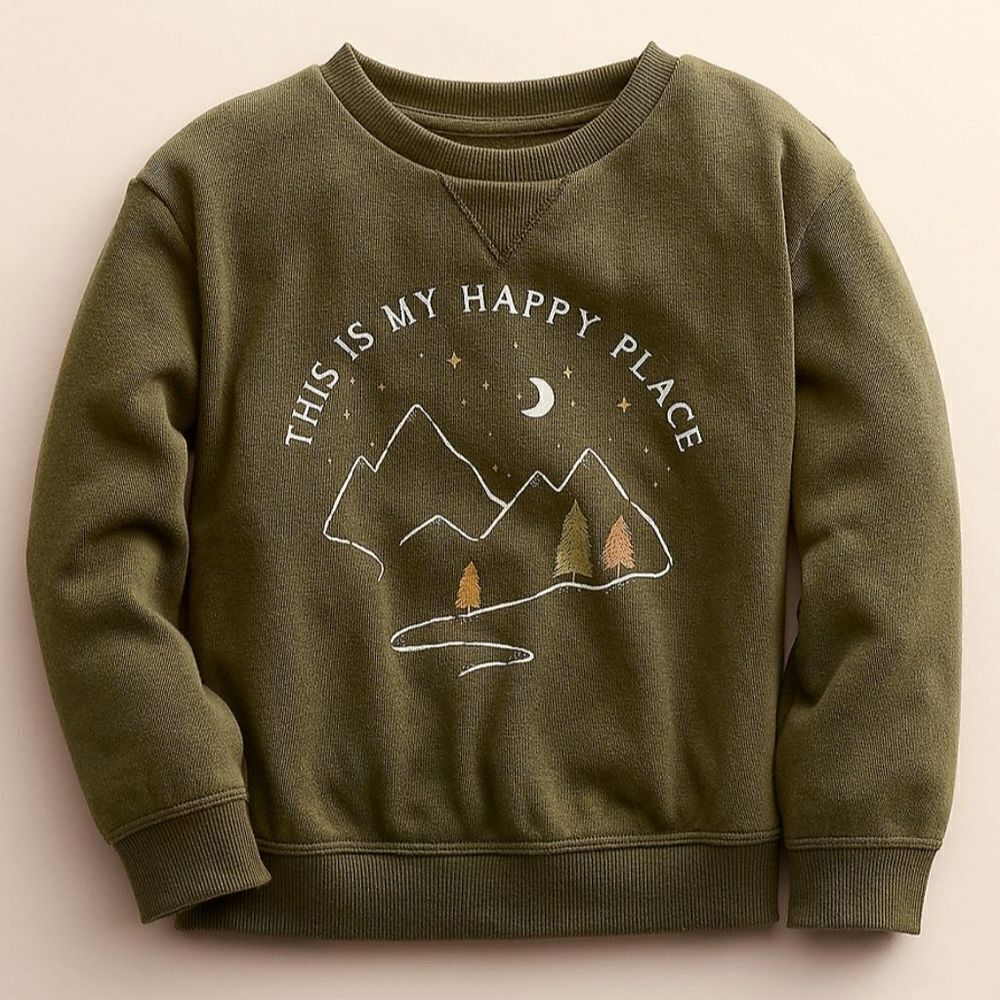 Little Co. by Lauren Conrad This is My Happy Place Fleece Sweater
